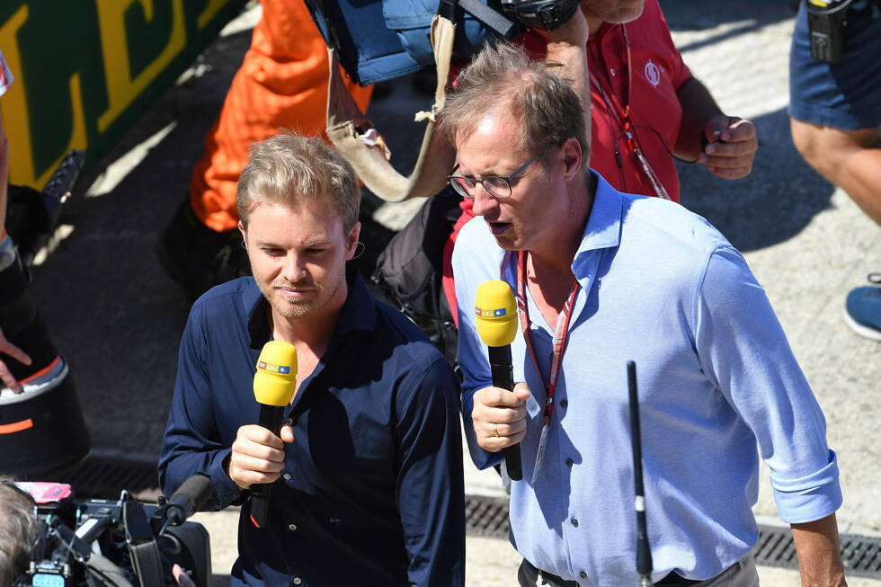 Foto zur News: Viele Ex-Formel-1-Piloten sind im Fahrerlager als TV-Experten vor der Kamera gefragt: Vollgas geben einige, aber längst nicht alle nur noch am Mikrofon