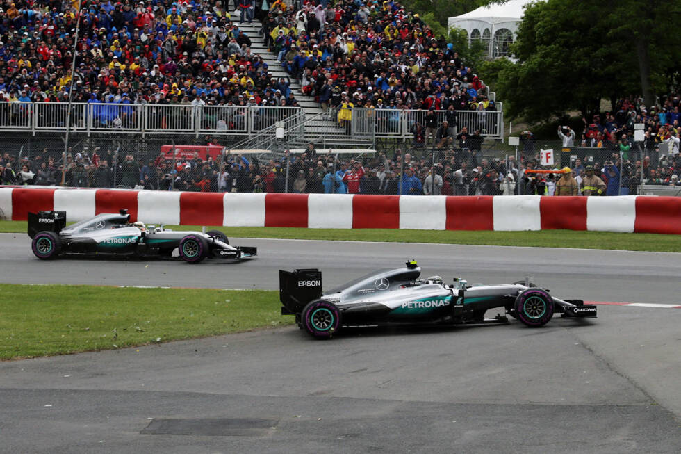 Foto zur News: Das war das Formel-1-Rennen in Montreal 2016: Die kontroverse erste Kurve, Vettels gescheiterte Strategie