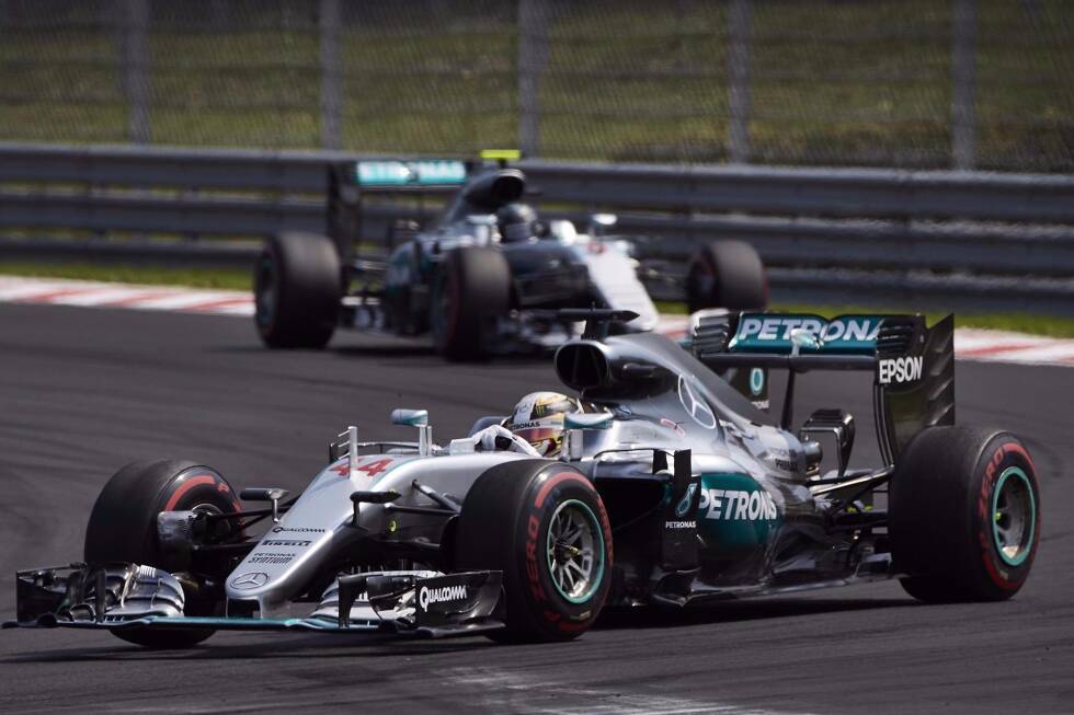 Foto zur News: Das war das Formel-1-Rennen am Hungaroring 2016: Wende in der WM, Kontroverse um Rosbergs &quot;Doppel-Gelb-Pole&quot;