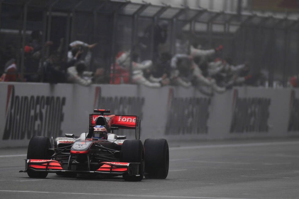 Foto zur News: Zum 300. Grand Prix von Jenson Button: In diesen zwölf Rennen hat er herausragende Leistungen erbracht