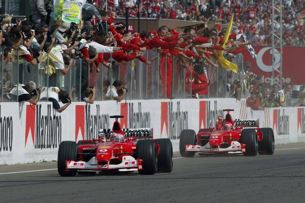 Foto zur News: Keine Chance für die Gegner: Diese Autos haben die Formel 1 in der Vergangenheit dominiert und standen unter normalen Umständen fast immer ganz vorne!