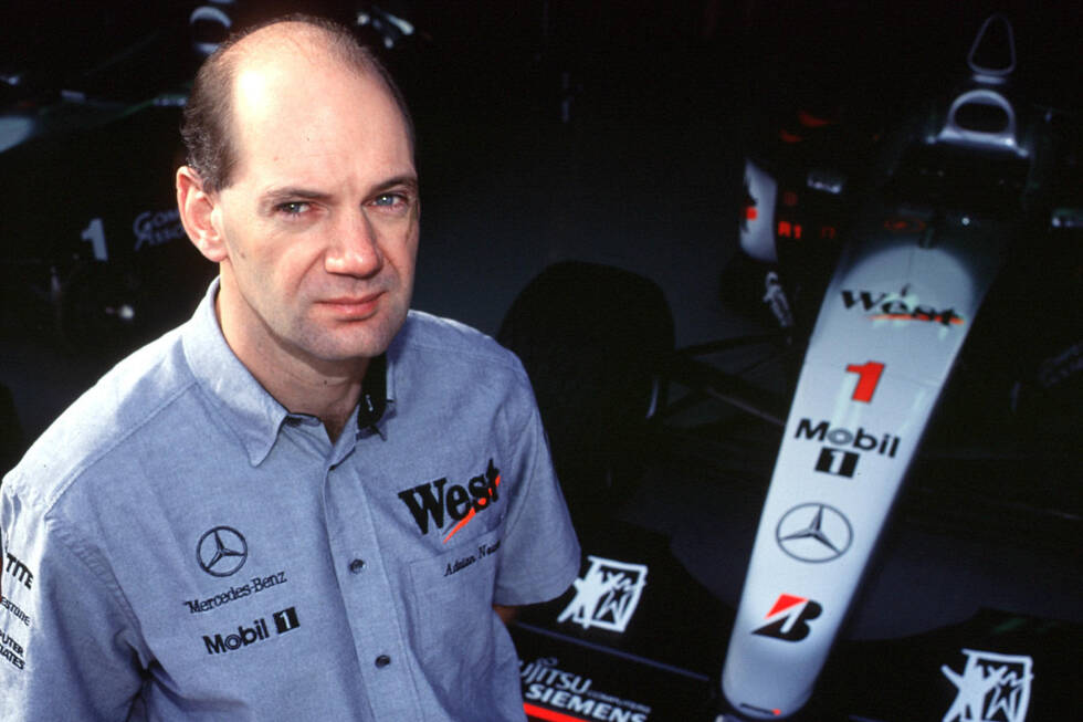 Foto zur News: In seiner ruhmreichen Karriere konstruierte Adrian Newey als der Designguru der Formel 1 wahre Wunderwerke für Williams, McLaren und Red Bull