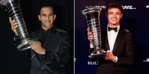 Fotostrecke: Die erstaunlichen Parallelen zwischen Hamilton 2008 und Norris 2025