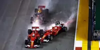 Fotostrecke: Startkollision beim Singapur-Grand-Prix 2017