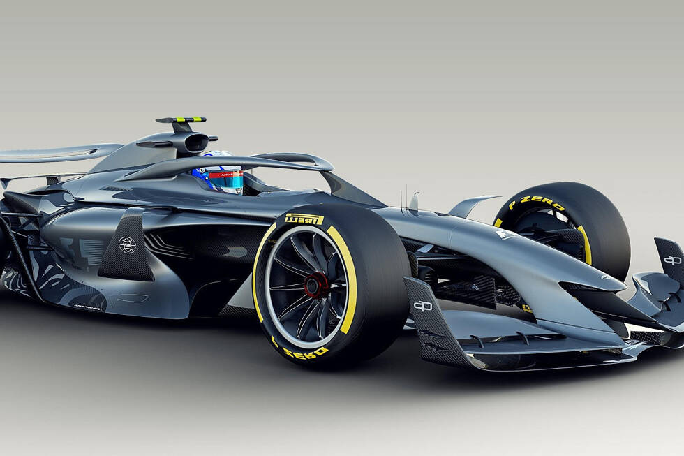 Foto zur News: So stellt sich Liberty Media die Zukunft der Formel 1 vor: Erste Konzeptzeichnungen zeigen mögliche Autos für das Jahr 2021
