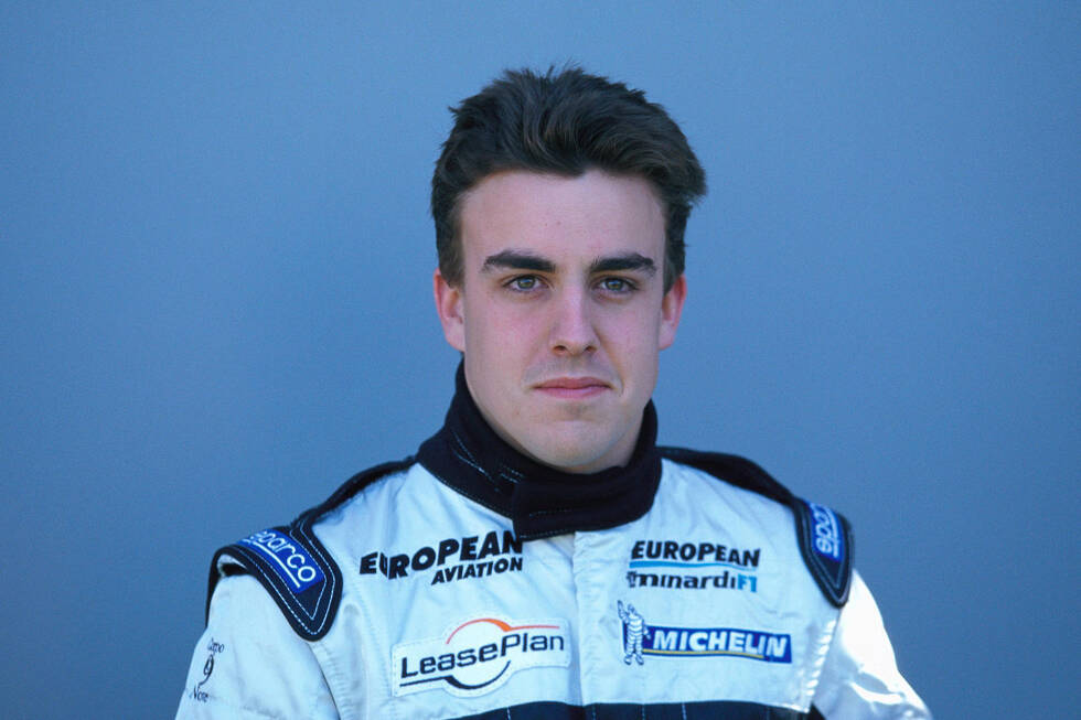 Foto zur News: ... in Deutschland noch mit D-Mark bezahlt wurde: Kuriose Fakten zum Abschied Fernando Alonsos, der 2001 erstmals für Minardi in der Formel 1 an den Start ging