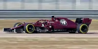 Fotostrecke: Erste Fahrfotos vom Alfa Romeo mit Kimi Räikkönen im Testdesign