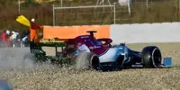 Fotostrecke: Der Unfall von Kimi Räikkönen beim Formel-1-Test