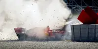 Fotostrecke: Der Testunfall von Sebastian Vettel