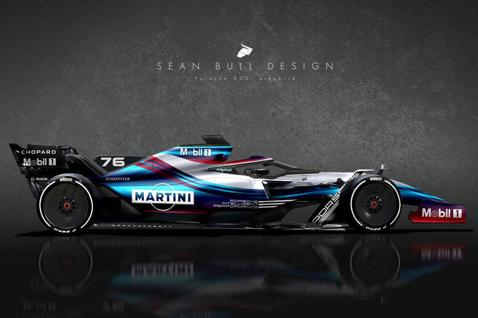 Foto zur News: Designer Sean Bull hat Designs gerendert, wie die Formel-1-Autos großer Hersteller nach dem Reglement für 2021 aussehen könnten, von Aston Martin bis Porsche