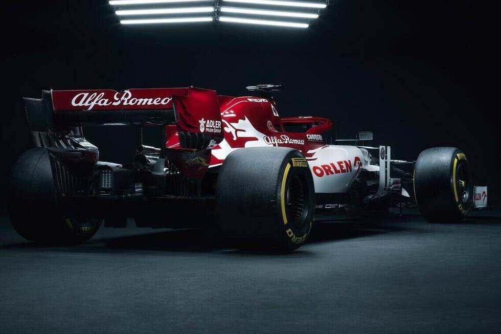 Foto zur News: Jetzt auch in Farbe: Hier sind die ersten Bilder vom offiziellen Design des neuen Alfa Romeo C39 von Kimi Räikkönen und Antonio Giovinazzi für die Saison 2020!