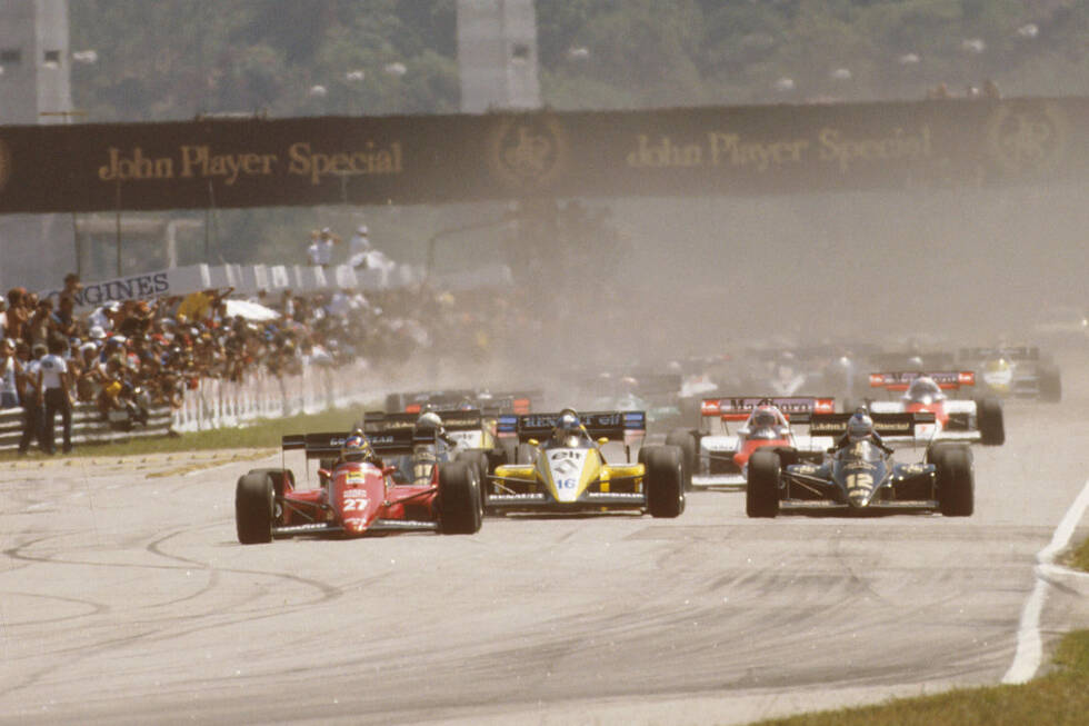 Foto zur News: Ein Grand Prix für die Ewigkeit: Beim Grand Prix von Brasilien debütierten 1984 mit Stefan Bellof und Ayrton Senna zwei besondere Rookies in der Formel 1