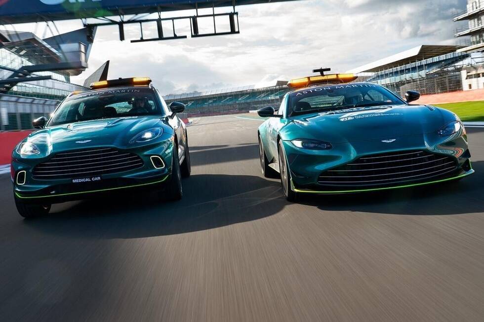 Foto zur News: Die neuen Safety- und Medical Cars kommen in der Formel-1-Saison 2021 von Aston Martin und Mercedes und werden rot und grün!