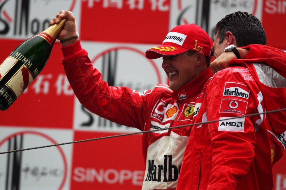 Foto zur News: Carlos Sainz schafft im Grand Prix von Monaco seinen ersten Podestplatz mit der Scuderia Ferrari - Wer waren seine Vorgänger? Eine Zeitreise zurück bis 1982