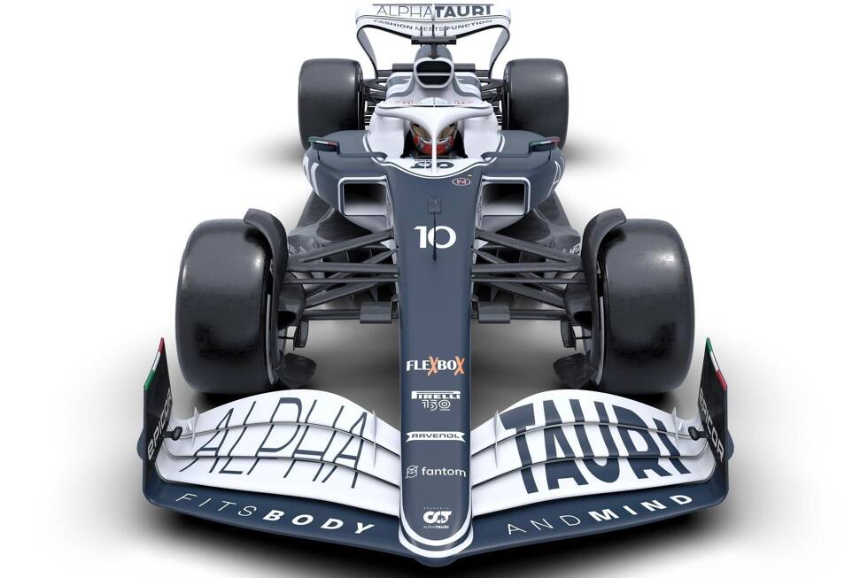Foto zur News: Der Neuwagen von Pierre Gasly und Yuki Tsunoda für die Formel-1-Saison 2022: Erste Bilder und Details zum AlphaTauri AT03