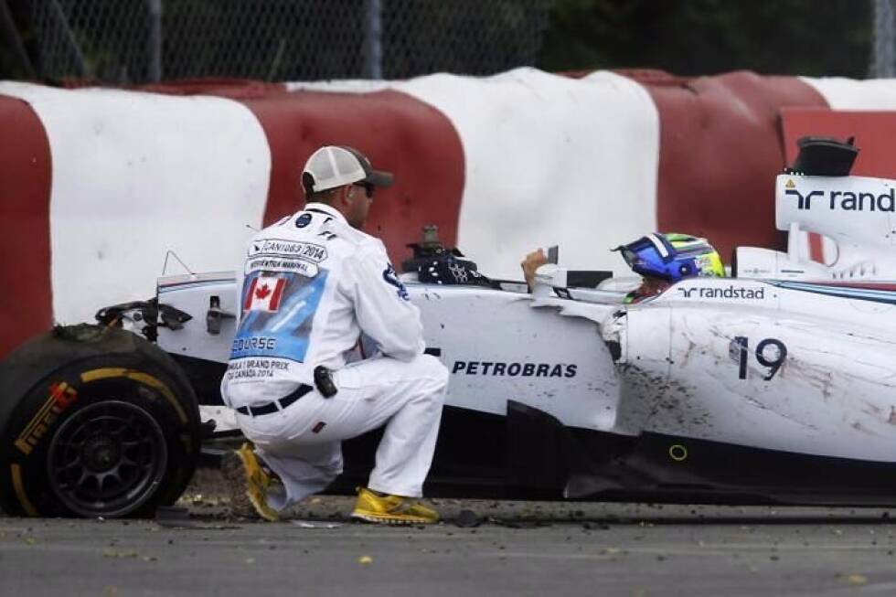 Foto zur News: Die Höhepunkte aus Montreal 2014: Strauchelnde Silberpfeile, ein heftiger Crash und ein strahlender Premierensieger Daniel Ricciardo