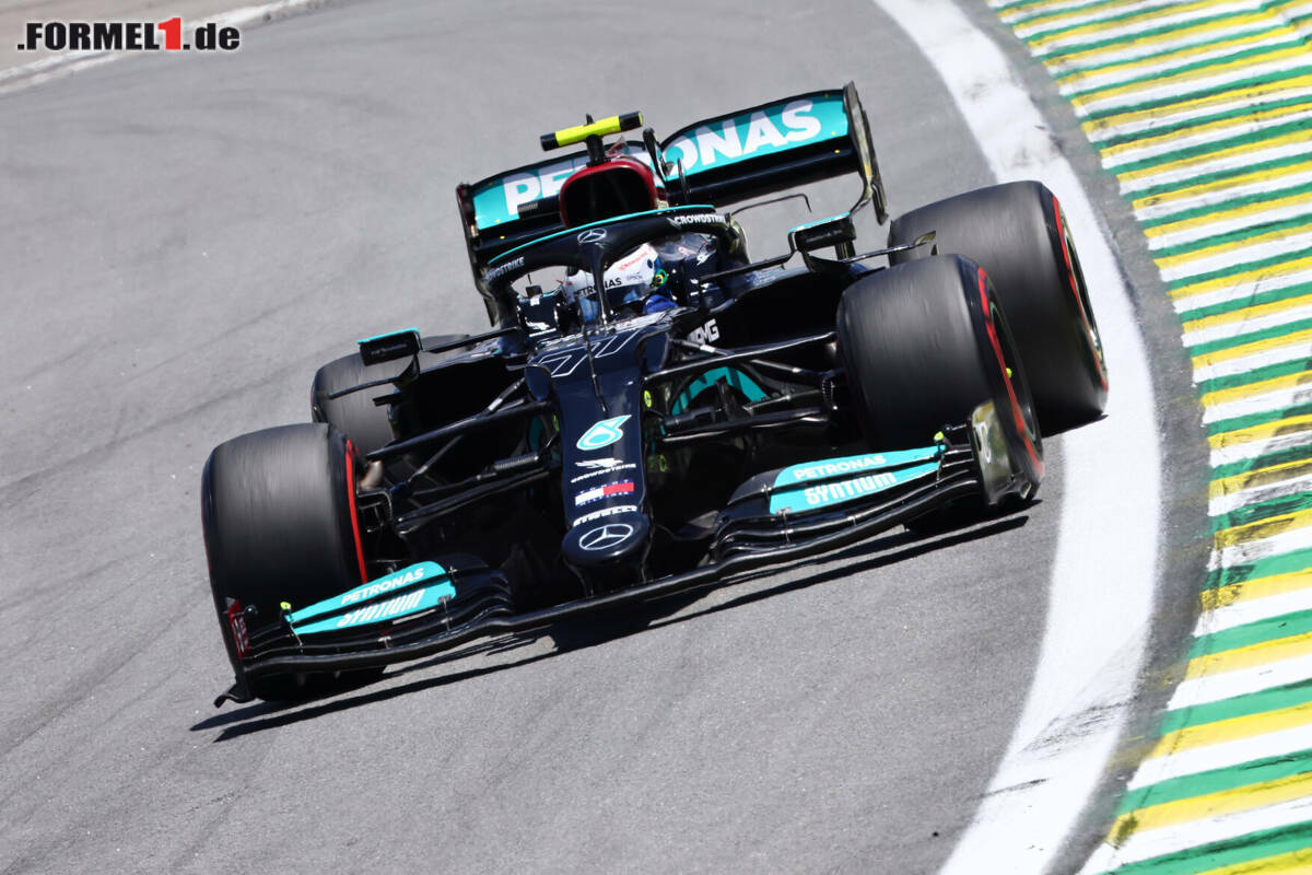 F1-Sprint Sao Paulo Bottas gewinnt vor Verstappen, Hamilton fährt auf P5