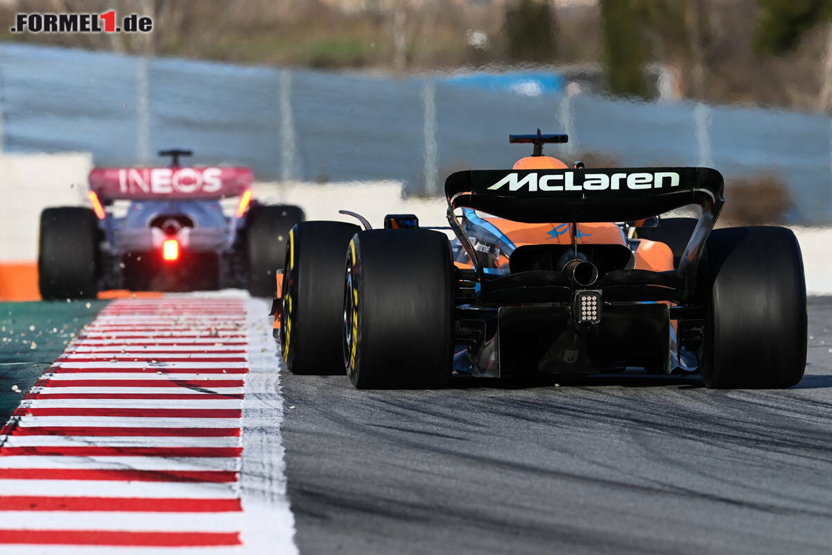 F1-Test Barcelona 2022 McLaren am schnellsten, Problemstart für Haas