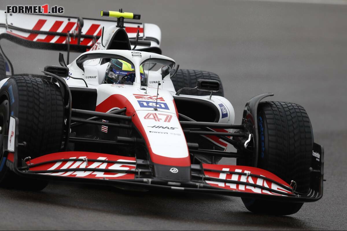 F1 Imola 2022 Mick Schumacher glänzt als Fünfter im Regentraining