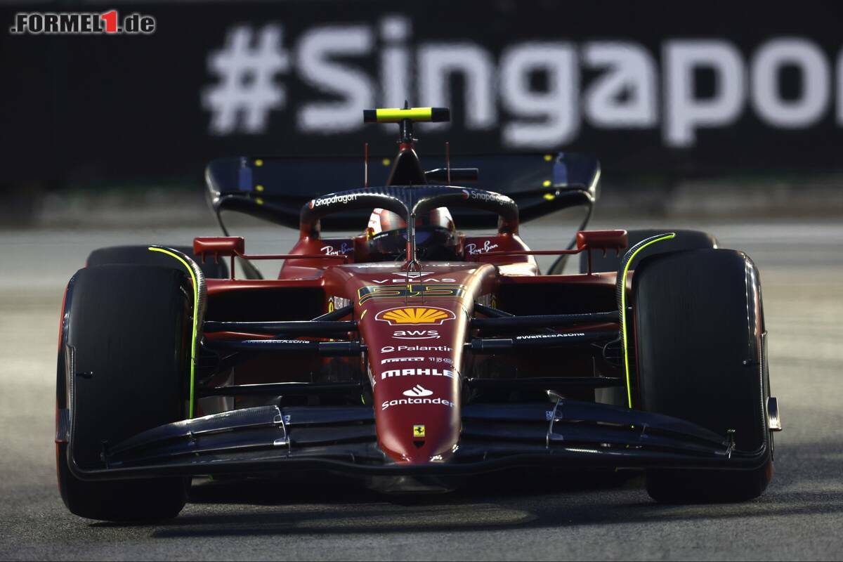 F1-Training Singapur Sainz Schnellster nach Fehlern der Favoriten