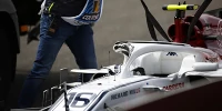 Foto zur News: FIA leitet Untersuchung ein: Rettete Halo Leclercs Leben?