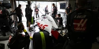 Foto zur News: Nächtliches Feuer bei Haas: Vier Reifensätze abgebrannt