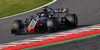 Foto zur News: Kleines Feuer am Start: Grosjean fuhr in Suzuka ohne Telemetrie
