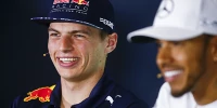 Foto zur News: "Zumindest muss ich nicht zur Gala": Lustiges PK-Geplänkel um Verstappen
