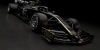 Foto zur News: Haas-Präsentation: 2019er-Lackierung weckt Erinnerungen an JPS-Lotus