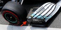 Foto zur News: FIA zufrieden: So modifizierte Mercedes seinen umstrittenen Frontflügel