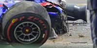 Foto zur News: Albon nach schwerem Crash: Das war doch nur ein Klacks!