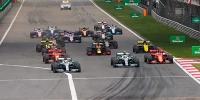 Foto zur News: Am Start blockiert: Vettel nicht sauer auf Bottas