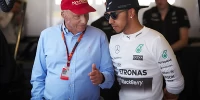 Foto zur News: Lewis Hamilton: Mit Niki Lauda nie über das Rennfahren geredet