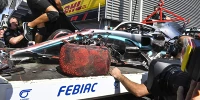 Foto zur News: Formel 1 Spa 2019: Lewis Hamilton crasht im Abschlusstraining!
