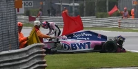Foto zur News: Sergio Perez: Kritik an Regenreifen nach Trainingsunfall in Monza