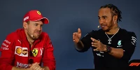 Foto zur News: Teilweise "Pech" gehabt: Lewis Hamilton lobt Sebastian Vettel und Ferrari
