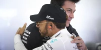 Foto zur News: Formel-1-Boss, Bundeskanzler? Hamilton hofft, dass Wolff bleibt!
