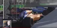 Foto zur News: #NotTheGP Baku: Alle drei Formel-1-Fahrer krachen ineinander