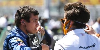 Foto zur News: Mit Wasserflasche getrickst? Das sagt McLaren zu Norris&#039; Corona-Kontrolle