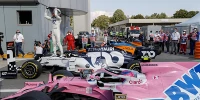 Foto zur News: Nicholas Latifi im Parc ferme: &quot;Wo ist denn bitte der Mercedes?&quot;
