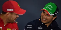 Foto zur News: Aus F1-Cockpit verdrängt, aber: Kein böses Blut zwischen Perez und Vettel