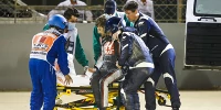Foto zur News: Lewis Hamilton: &quot;Bin dankbar, dass die Leitplanke Grosjean nicht geköpft hat&quot;