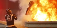 Foto zur News: Grosjean im Feuer: Wartezeit &quot;fühlte sich wie eine Ewigkeit an&quot;