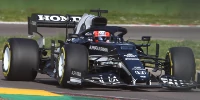 Foto zur News: AlphaTauri zeigt neue Nase beim Shakedown des AT02 in Imola