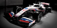 Foto zur News: Haas-Team präsentiert neuen Look: Mick Schumachers Auto ist ein Russe!