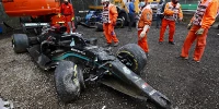 Foto zur News: Warum der Bottas-Unfall in Imola für Mercedes doppelt teuer werden könnte