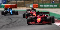 Foto zur News: Stallorder bei Ferrari: Keine Gegenwehr von Carlos Sainz