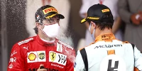Foto zur News: Sainz dreht Spieß um: Ferrari-Pilot setzt in Baku auf McLaren und Norris