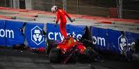 Foto zur News: Nach Crash: Charles Leclerc entschuldigt sich beim Ferrari-Team