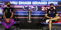 Foto zur News: Hamilton vs. Verstappen: So lief das &quot;Duell&quot; in der Pressekonferenz!